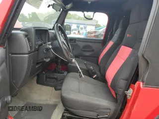 2006 Jeep Wrangler SE with VIN 1J4FA29126P756471, listed as a Copart auction lot 51987875 with 97,266 mi miles and Salvage Title. Bid and sale history available at carsss.com. Image 7.