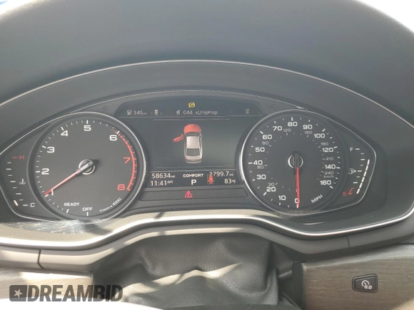 2019 Audi A5 Premium z VIN WAUSNAF53KA019395, wystawiony jako Copart lot #54145495 z przebiegiem 58 634 mil mil oraz Szkoda całkowita • Salvage title. Historia ofert i sprzedaży dostępna na DreamBid. Obrazek 9.
