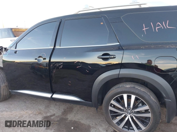 2024 Nissan Pathfinder Platinum with VIN 5N1DR3DG3RC206971, listed as a IAAI auction lot 41453835 with 27,303 mi miles. Bid and sale history available at carsss.com. Image 15.
