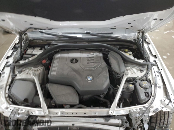 2020 BMW 5 Series 530i with VIN WBAJR3C09LCD99985, listed as a Copart auction lot 47174615 with 20,742 mi miles and Salvage Title. Bid and sale history available at DreamBid. Image 11.