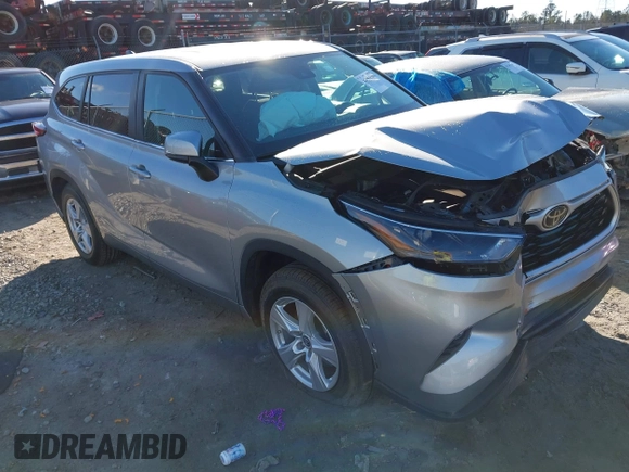 2023 Toyota Highlander L z VIN 5TDKDRAH1PS044814, wystawiony jako IAAI lot #41258184 z przebiegiem 54 055 mil mil oraz . Historia ofert i sprzedaży dostępna na DreamBid. Obrazek 1.