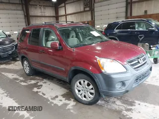 2006 Honda CR-V EX with VIN SHSRD788X6U402111, listed as a IAAI auction lot 42188003 with 262,529 mi miles and . Bid and sale history available at carsss.com. Image 1.