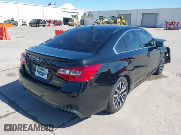 2019 Subaru Legacy with VIN 4S3BNAB60K3002124, listed as a IAAI auction lot 41756463 with 34,940 mi miles. Bid and sale history available at carsss.com. Image 4.