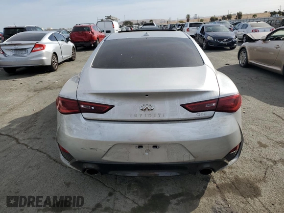 2020 Infiniti Q60 Luxe with VIN JN1EV7EK9LM341035, listed as a Copart auction lot 79031184 with 70,291 mi miles and Salvage Title. Bid and sale history available at carsss.com. Image 6.