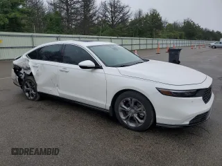 2023 Honda Accord EX-L с VIN 1HGCY2F68PA007524, выставлен на аукционе Copart как лот 60244435 с пробегом 17 857 миль миль и Списание • Salvage title. История ставок и продаж доступна на DreamBid. Изображение 4.