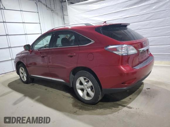 2011 Lexus RX 350 with VIN 2T2BK1BA0BC096540, listed as a Copart auction lot 48658195 with 123,672 mi miles and Salvage Title. Bid and sale history available at DreamBid. Image 2.