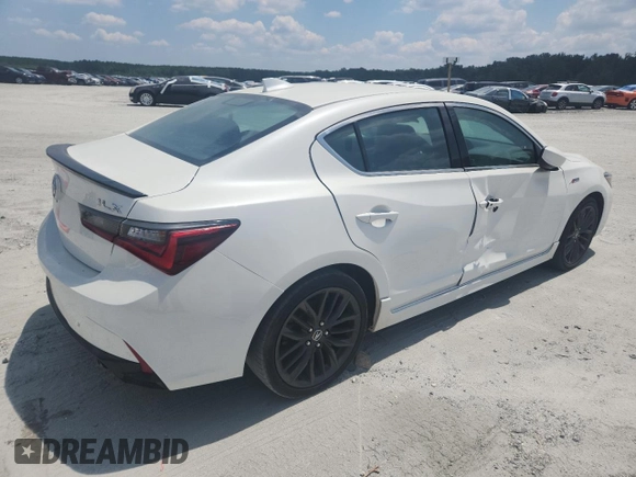 2021 Acura ILX Premium with VIN 19UDE2F87MA006570, listed as a Copart auction lot 66021195 with 47,196 mi miles and Clean title. Bid and sale history available at DreamBid. Image 3.