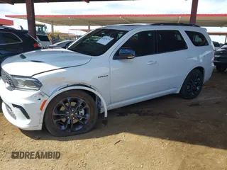 2024 Dodge Durango R/T Plus with VIN 1C4SDJCT0RC208870, listed as a IAAI auction lot 42078779 with 10,541 mi miles and . Bid and sale history available at DreamBid. Image 2.