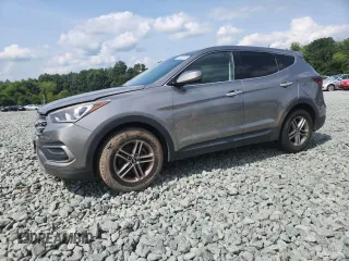 2018 Hyundai Santa Fe 2.4L with VIN 5NMZT3LB0JH063033, listed as a Copart auction lot 64988505 with 118,387 mi miles and Clean title. Bid and sale history available at DreamBid. Image 1.
