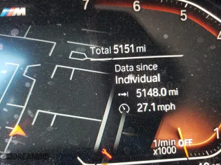 2022 BMW X4 xDrive30i with VIN 5UX33DT01N9L78188, listed as a Copart auction lot 57873752 with 5,151 mi miles. Bid and sale history available at carsss.com. Image 8.