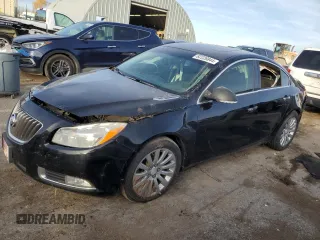 2013 Buick Regal Turbo Premium 2 with VIN 2G4GT5GV2D9240663, listed as a Copart auction lot 82226844 with 130,432 mi miles and Salvage Title. Bid and sale history available at carsss.com. Image 1.