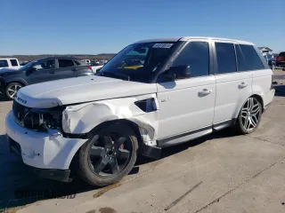 2013 Land Rover Range Rover Sport SC with VIN SALSH2E41DA772749, listed as a Copart auction lot 41518915 with 107,256 mi miles and Salvage Title. Bid and sale history available at carsss.com. Image 1.