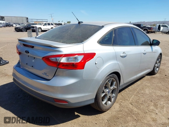 2014 Ford Focus SE with VIN 1FADP3F25EL199002, listed as a IAAI auction lot 41872781 with 150,548 mi miles. Bid and sale history available at carsss.com. Image 4.