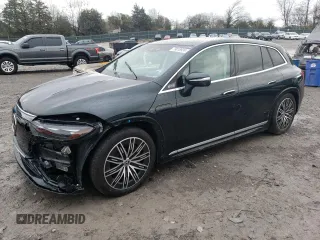 2023 Mercedes-Benz EQS with VIN 4JGDM4EB0PA018344, listed as a Copart auction lot 79018924 with 0 mi miles and Salvage Title. Bid and sale history available at carsss.com. Image 1.