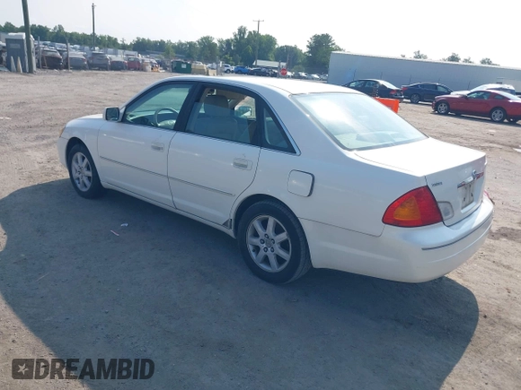 2000 Toyota Avalon XL z VIN 4T1BF28B2YU102103, wystawiony jako IAAI lot #42441529 z przebiegiem 256 568 mil mil oraz . Historia ofert i sprzedaży dostępna na DreamBid. Obrazek 3.