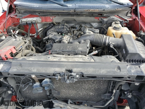 2012 Ford F-150 XL with VIN 1FTMF1EM6CKD89673, listed as a Copart auction lot 50267935 with 138,272 mi miles and Salvage title. Bid and sale history available at DreamBid. Image 12.
