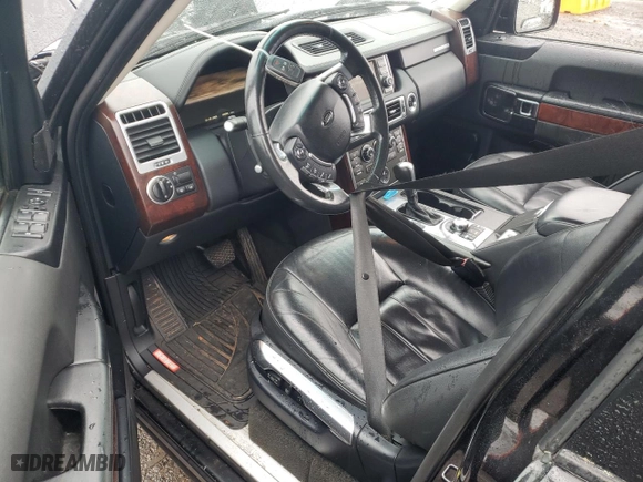 2011 Land Rover Range Rover HSE with VIN SALME1D4XBA355706, listed as a Copart auction lot 52011145 with 169,095 mi miles and Clean Title. Bid and sale history available at carsss.com. Image 8.