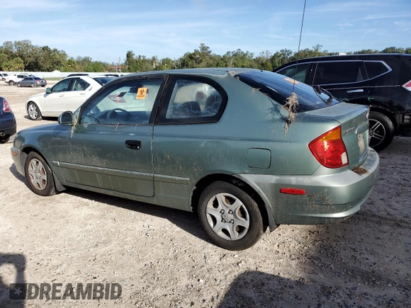 2005 Hyundai Accent GLS with VIN KMHCG35C75U328380, listed as a Copart auction lot 74935354 with 4,848 mi miles and Salvage Title. Bid and sale history available at carsss.com. Image 2.