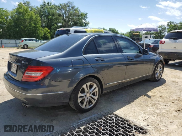 2014 Mercedes-Benz C 300 Sport with VIN WDDGF8AB2EA917296, listed as a Copart auction lot 51903405 with 67,015 mi miles and Salvage Title. Bid and sale history available at DreamBid. Image 3.
