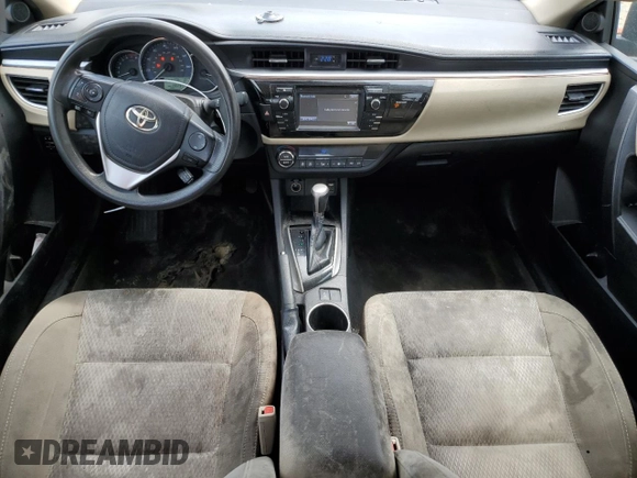 2016 Toyota Corolla L with VIN 2T1BURHE5GC489528, listed as a Copart auction lot 58780875 with 190,297 mi miles and Salvage title. Bid and sale history available at DreamBid. Image 8.
