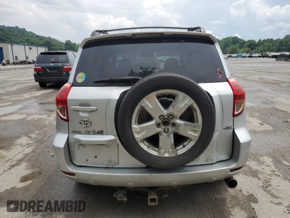 2008 Toyota RAV4 Sport with VIN JTMBD32V785169969, listed as a Copart auction lot 64383275 with 189,798 mi miles and Clean title. Bid and sale history available at DreamBid. Image 6.