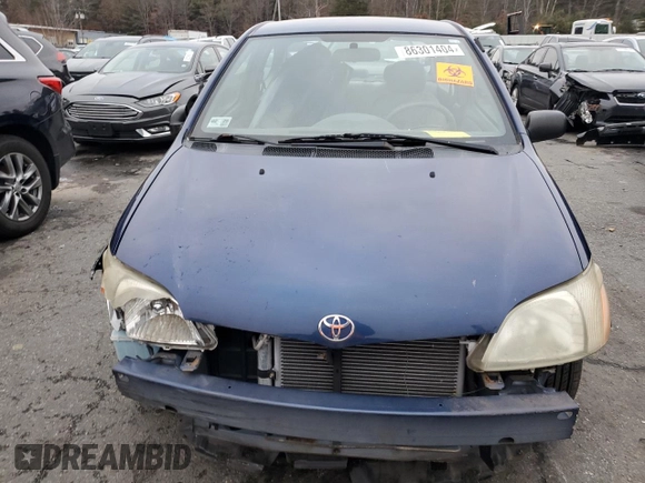 2001 Toyota ECHO with VIN JTDAT123610116152, listed as a Copart auction lot 86301404 with 114,047 mi miles and Salvage title. Bid and sale history available at DreamBid. Image 5.