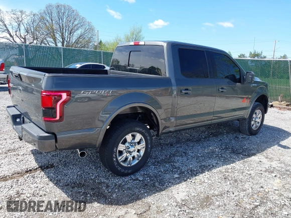 2017 Ford F-150 XL with VIN 1FTEW1EF2HKE47307, listed as a IAAI auction lot 41928346 with 50,337 mi miles. Bid and sale history available at carsss.com. Image 4.