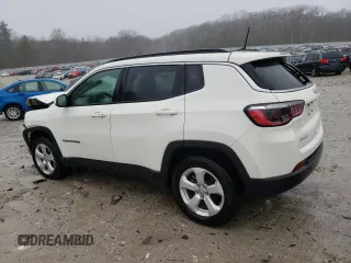 2021 Jeep Compass Altitude with VIN 3C4NJDBB7MT503266, listed as a Copart auction lot 51506075 with 77,524 mi miles and Salvage title. Bid and sale history available at DreamBid. Image 2.