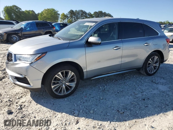 2017 Acura MDX Technology z VIN 5J8YD3H57HL001893, wystawiony jako Copart lot #53165555 z przebiegiem 90 779 mil mil oraz Szkoda całkowita • Salvage title. Historia ofert i sprzedaży dostępna na DreamBid. Obrazek 1.