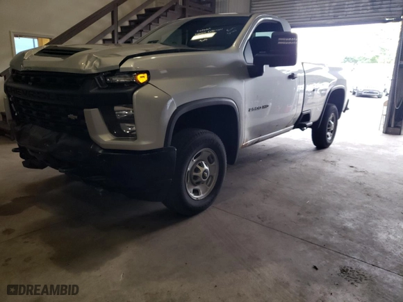 2022 Chevrolet Silverado 2500HD Work Truck with VIN 1GC0WLE73NF281432, listed as a Copart auction lot 42645235 with 18,293 mi miles and Salvage Title. Bid and sale history available at carsss.com. Image 1.