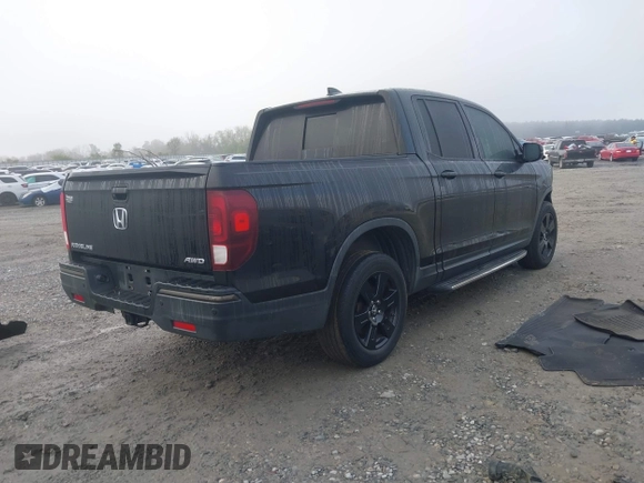 2019 Honda Ridgeline Black Edition with VIN 5FPYK3F87KB029017, listed as a IAAI auction lot 41876145 with 95,740 mi miles and . Bid and sale history available at DreamBid. Image 4.