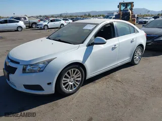 2013 Chevrolet Cruze ECO with VIN 1G1PJ5SB7D7265088, listed as a IAAI auction lot 41387148 with 141,881 mi miles. Bid and sale history available at carsss.com. Image 2.