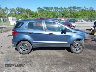 2021 Ford EcoSport S with VIN MAJ3S2FE8MC448292, listed as a IAAI auction lot 42053334 with 47,418 mi miles and . Bid and sale history available at DreamBid. Image 14.