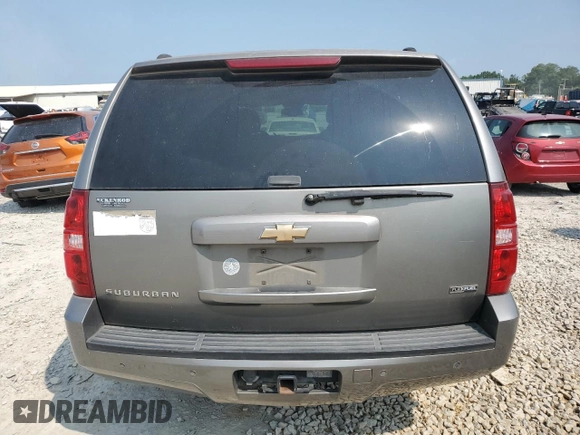 2007 Chevrolet Suburban LTZ with VIN 1GNFC16097R249683, listed as a Copart auction lot 59217785 with Not provided miles and Salvage title. Bid and sale history available at DreamBid. Image 6.