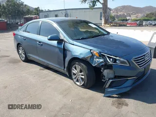 2016 Hyundai Sonata SE with VIN 5NPE24AF6GH389573, listed as a IAAI auction lot 42466953 with 86,376 mi miles and . Bid and sale history available at DreamBid. Image 1.