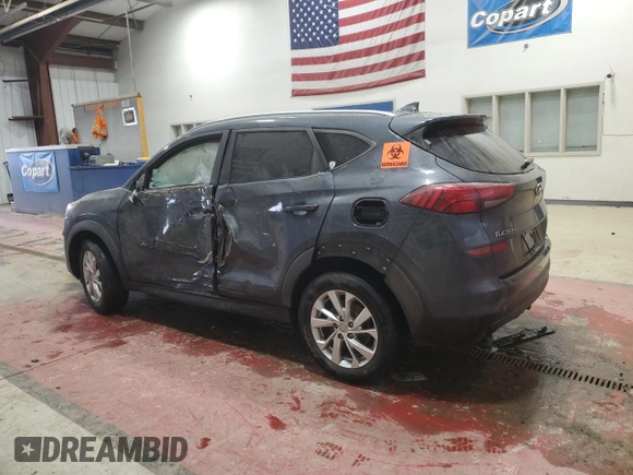 2019 Hyundai Tucson Value z VIN KM8J3CA48KU057536, wystawiony jako Copart lot #44173835 z przebiegiem Nie podano mil oraz Szkoda całkowita • Salvage title. Historia ofert i sprzedaży dostępna na DreamBid. Obrazek 2.