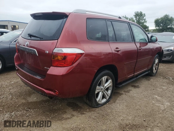 2009 Toyota Highlander Sport z VIN JTEES43A692116005, wystawiony jako Copart lot #66279264 z przebiegiem 129 139 mil mil oraz Szkoda całkowita • Salvage title. Historia ofert i sprzedaży dostępna na DreamBid. Obrazek 3.