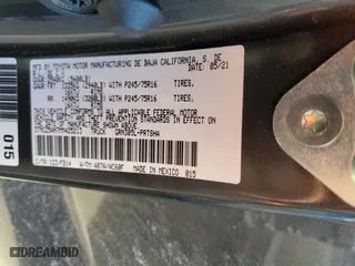 2021 Toyota Tacoma 4WD SR with VIN 3TMCZ5AN7MM425213, listed as a Copart auction lot 43060095 with 50,031 mi miles and Salvage Title. Bid and sale history available at carsss.com. Image 13.