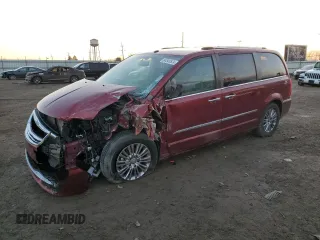 2011 Chrysler Town & Country Limited with VIN 2A4RR6DG3BR698744, listed as a Copart auction lot 84843524 with 225,807 mi miles and Salvage Title. Bid and sale history available at carsss.com. Image 1.