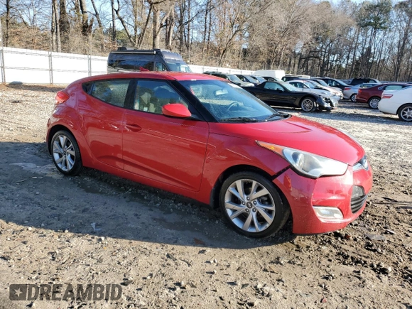 2017 Hyundai Veloster with VIN KMHTC6AD2HU322311, listed as a Copart auction lot 86637864 with 127,604 mi miles and Salvage Title. Bid and sale history available at carsss.com. Image 4.