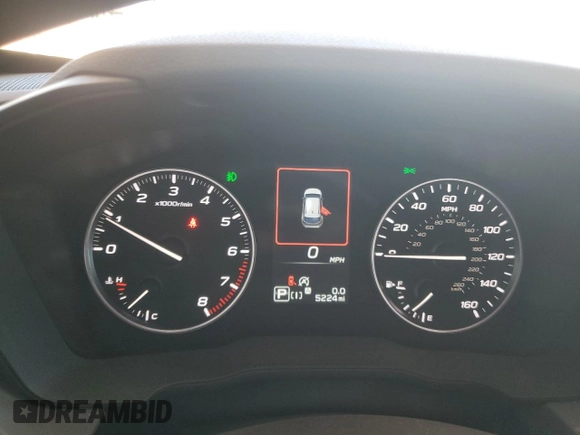 2024 Subaru Crosstrek Premium with VIN JF2GUADC5R8861946, listed as a Copart auction lot 63849085 with 5,224 mi miles and Salvage title. Bid and sale history available at DreamBid. Image 9.