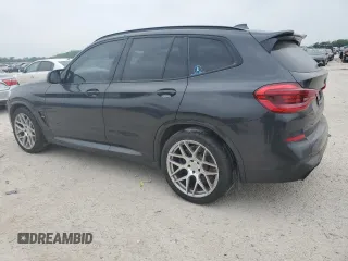 2020 BMW X3 M Competition with VIN 5YMTS0C0XL9B70198, listed as a Copart auction lot 56291694 with 46,040 mi miles and Salvage Title. Bid and sale history available at carsss.com. Image 2.