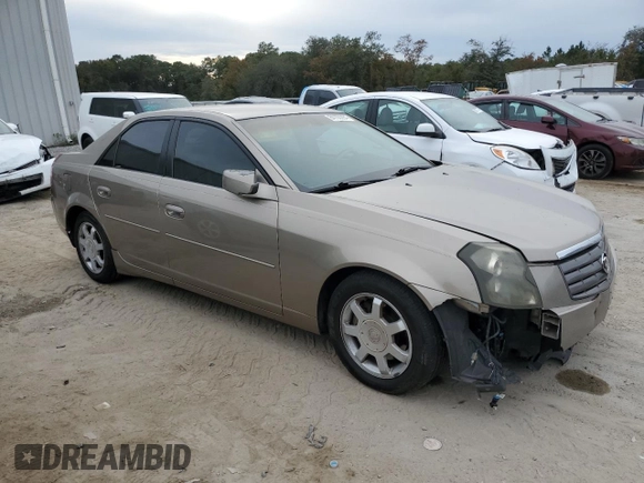 2004 Cadillac CTS with VIN 1G6DM577640164982, listed as a Copart auction lot 84100284 with 203,091 mi miles and Salvage Title. Bid and sale history available at carsss.com. Image 4.