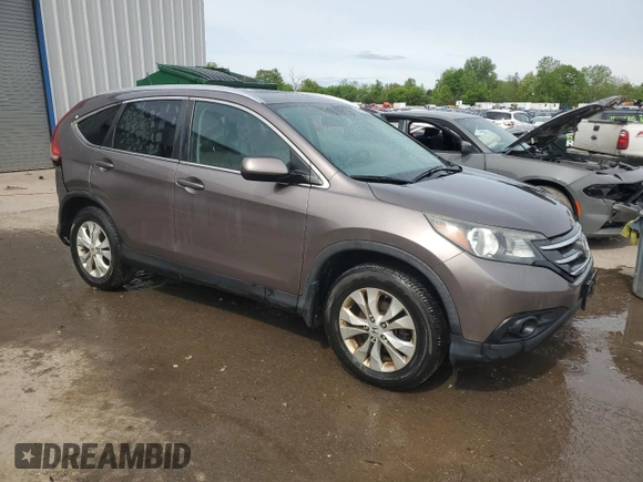 2013 Honda CR-V EX-L z VIN 5J6RM4H76DL080858, wystawiony jako Copart lot #57530215 z przebiegiem 152 046 mil mil oraz Szkoda całkowita • Salvage title. Historia ofert i sprzedaży dostępna na DreamBid. Obrazek 4.