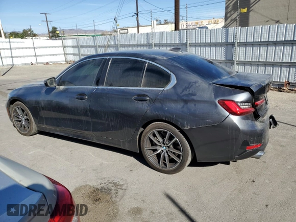 2019 BMW 3 Series 330i with VIN 3MW5R1J59K8B02799, listed as a Copart auction lot 88078385 with 38,362 mi miles and Salvage Title. Bid and sale history available at carsss.com. Image 2.