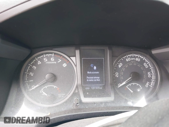 2017 Toyota Tacoma SR5 with VIN 5TFAZ5CN9HX043074, listed as a IAAI auction lot 41813109 with 137,335 mi miles and . Bid and sale history available at carsss.com. Image 7.