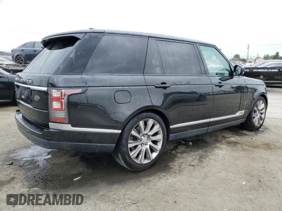 2017 Land Rover Range Rover с VIN SALGS5FE1HA362815, выставлен на аукционе Copart как лот 61987445 с пробегом 138 249 миль миль и Списание • Salvage title. История ставок и продаж доступна на DreamBid. Изображение 3.