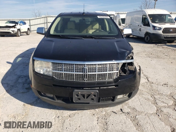 2009 Lincoln MKX with VIN 2LMDU68C99BJ08376, listed as a Copart auction lot 48208483 with 182,022 mi miles and Salvage Title. Bid and sale history available at DreamBid. Image 5.