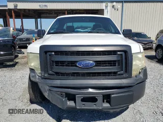 2013 Ford F-150 XL with VIN 1FTMF1CM7DKF24521, listed as a Copart auction lot 53161425 with 128,518 mi miles and Salvage Title. Bid and sale history available at carsss.com. Image 5.