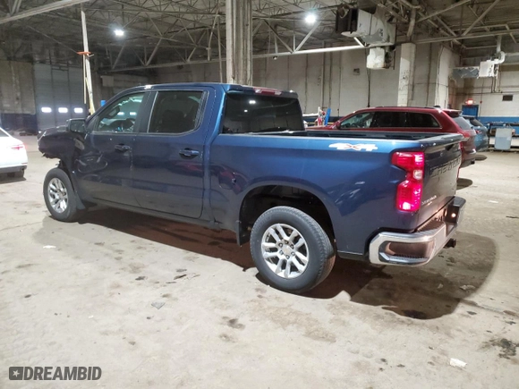 2022 Chevrolet Silverado 1500 LT with VIN 1GCPDKEK0NZ526561, listed as a Copart auction lot 88953555 with 37,733 mi miles and Clean Title. Bid and sale history available at carsss.com. Image 2.